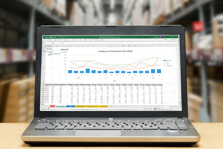 The Material Planning Template Production Scheduling